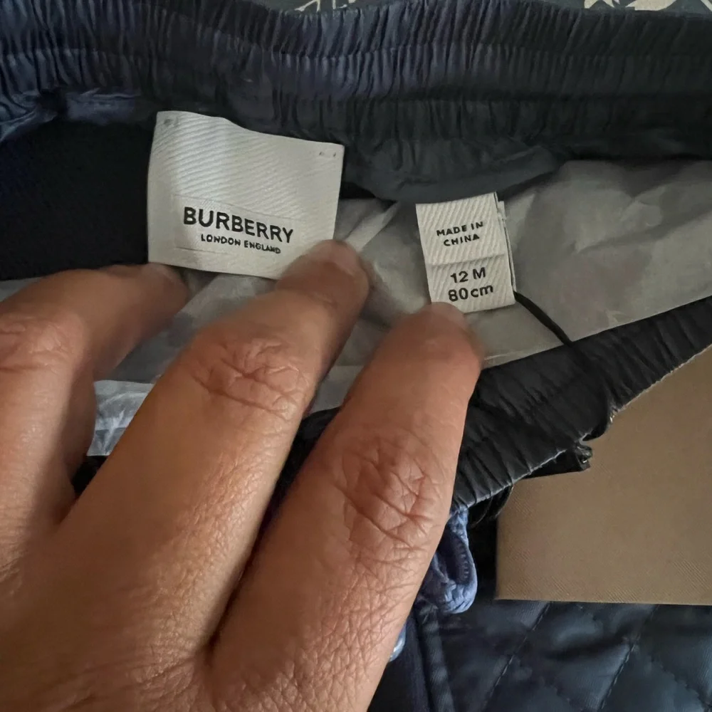 Burberry joggers 12 months new with tags - Picture 3 of 5